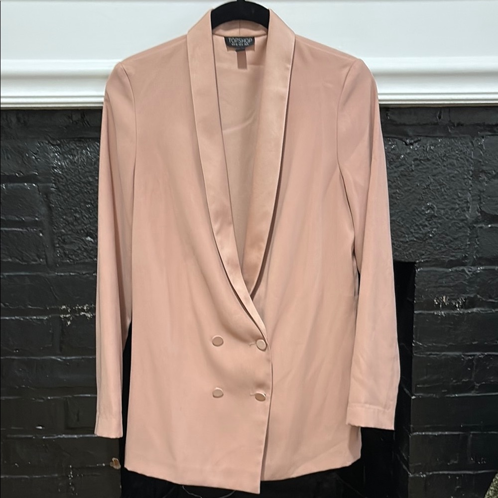 Topshop Double-Breasted Blazer